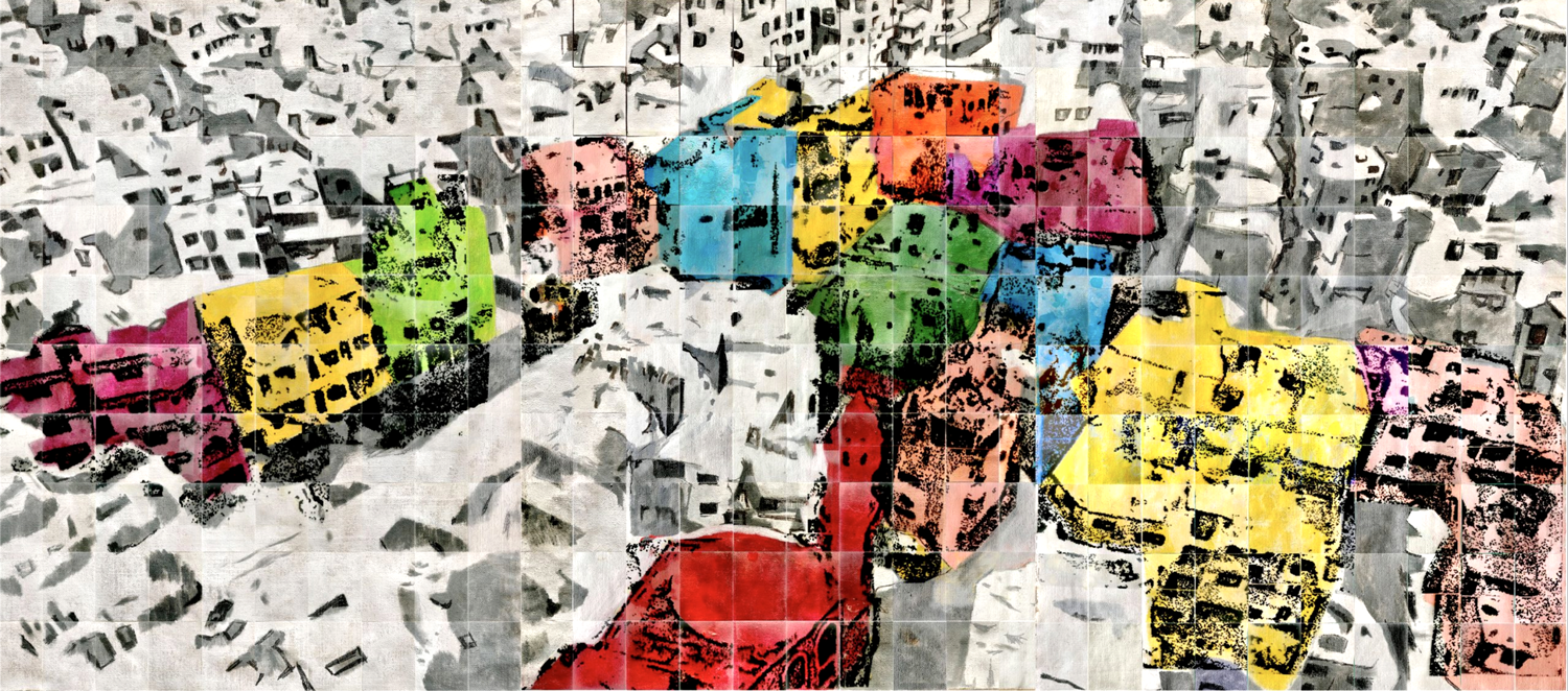Candy Colors over Destruction by b'ker